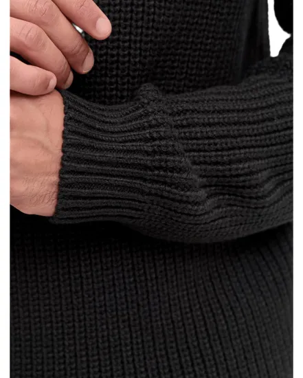 Pull Homme Col Roulé Noir