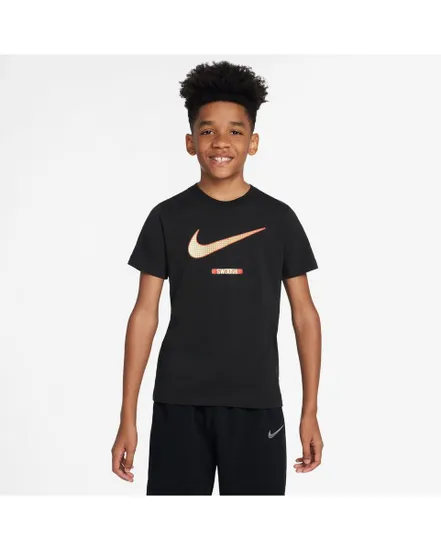 T-shirt Enfant plus agé K NSW TEE SWOOSH SSNL Noir