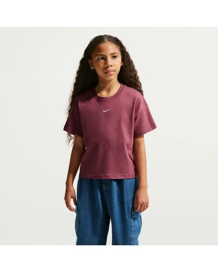 T-shirt Enfant G NSW TEE BOXY ESSNTL LBR Rouge