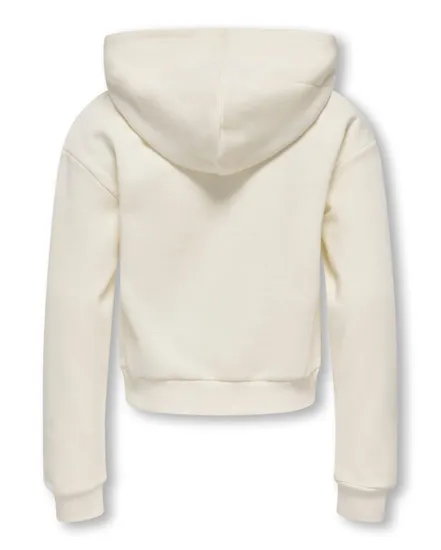 Sweat à capuche Fille KOGCOOPER LIFE HEART LS HOODIE SWT NOOS Blanc