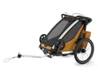 Remorque pour enfant 1 place CHARIOT SPORT G3 Or/Noir