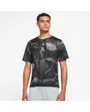 T-shirt manches courtes Homme M NK DF MILER TOP SS CAMO Noir