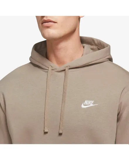 Seawtshirt à capuche manches longues Homme M NSW CLUB HOODIE PO BB Marron