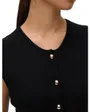 Gilet Femme Vmsaba Sl O Neck Bouton