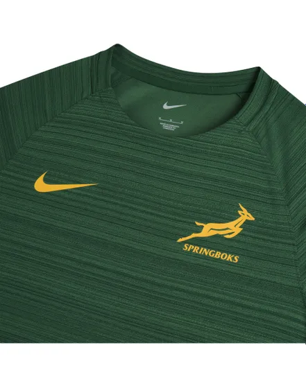 Maillot de rugby Homme SPRINGBOKS MENS NIKE TRAINING SS TOP Vert