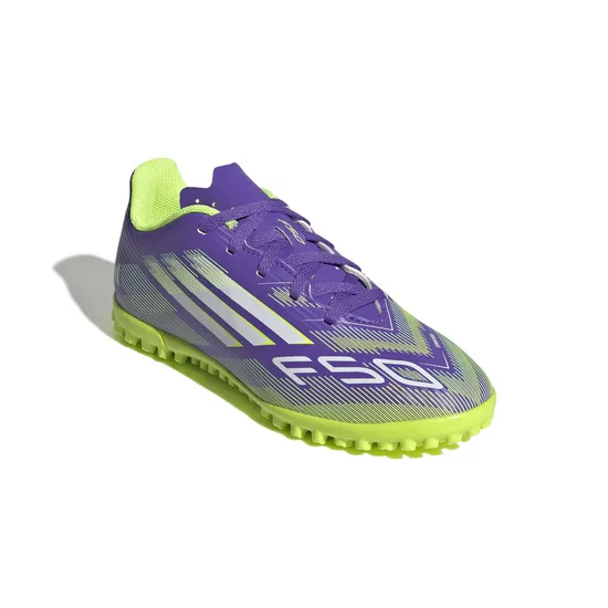 Crampons de football Enfant F50 CLUB TF J Violet