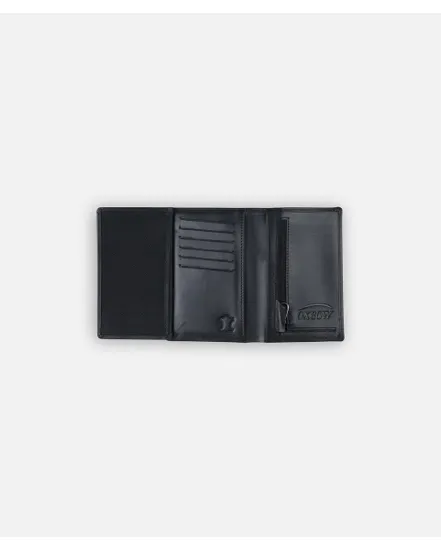 PORTEFEUILLE CUIR 3 VOLETS Noir