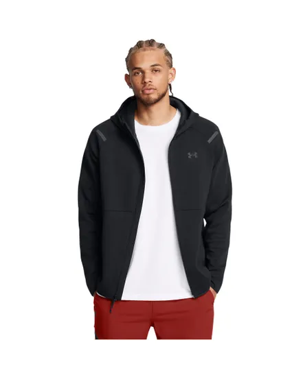 Sweat zip à capuche Homme UA UNSTOPPABLE FLC FZ HD EU Noir