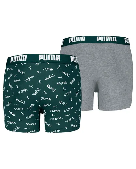 Boxers Garçon PUMA Script Print Lot De 2