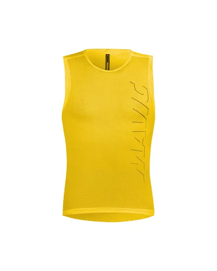 Sous-maillot sans manches Homme HOT RIDE + SL BASELAYER M Jaune