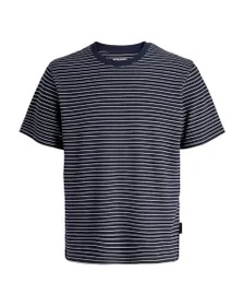 Tee-shirt Homme JJEdover Rayé Col Rond