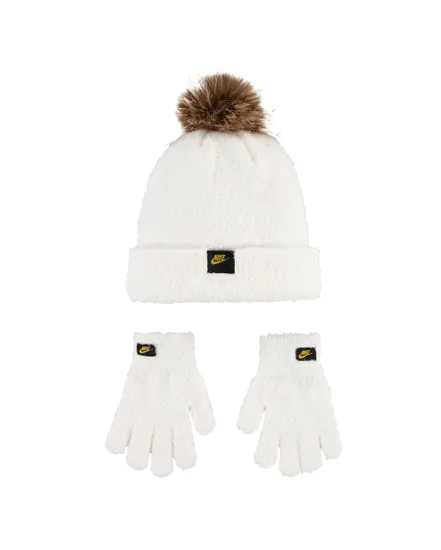 Coffret enfant Enfant plus âgé NAN PLUSH GIFTING PEAK BEANIE Blanc