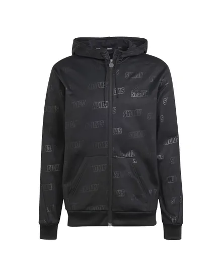 Sweat zip à capuche Homme BL FZ HD Q4 Noir