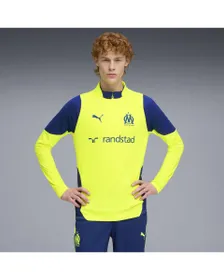 Maillot Homme OM TRAINING 1/4 ZIP TOP Jaune