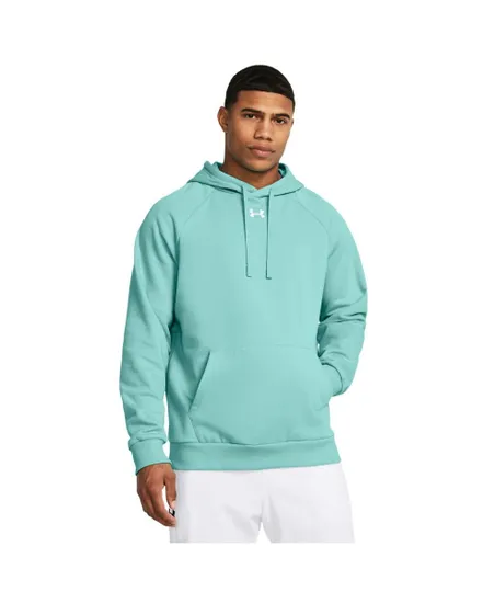 Sweat à capuche Homme UA RIVAL FLEECE HOODIE Bleu