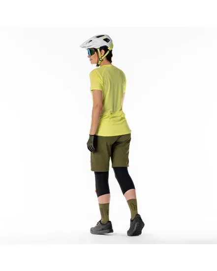 Maillot manches courtes Femme TRAIL FLOW PRO Jaune