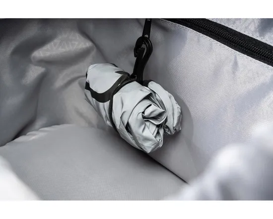 Housse de pluie pour panier CITY 15 FILINK Gris réfléchissant
