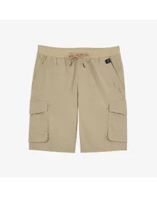 Short Homme SHORT CARGO CEINTURE ELASTIQUE Beige