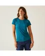 T-shirt Femme WMFINGALEDITION Bleu