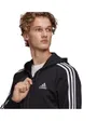 Sweat à capuche avec ZIP Homme M 3S FT FZ HD Noir