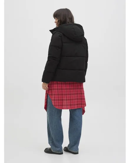 Doudoune à capuche Femme JXGLOBAL PUFFER JACKET OTW ACT Noir