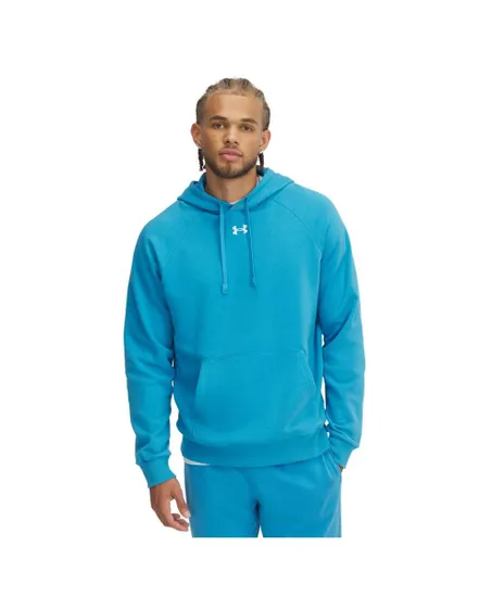 Sweat à capuche Homme UA RIVAL FLEECE HOODIE Bleu