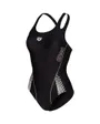 Maillot de bain Femme WOMEN S SWIM PRO BACK GRAPHIC Noir