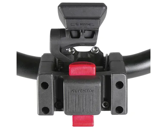 Support d'écran Kiox combinable avec support de panier au guidon Noir