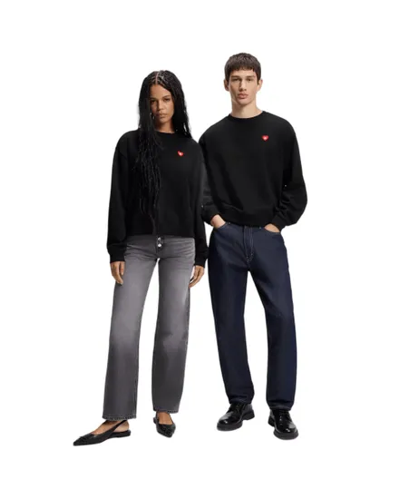 Sweat col rond Femme DEROXINA 7 Noir