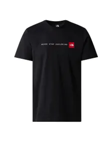 T-shirt Homme M S/S NEVER STOP EXPLORING TEE Noir