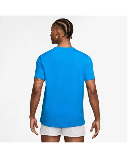 T-shirt Homme M NK DF UV MILER SS Bleu