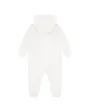 Ensemble de survetement Bebe garcon NKN ESSENTIALS HOODED COVERALL Blanc
