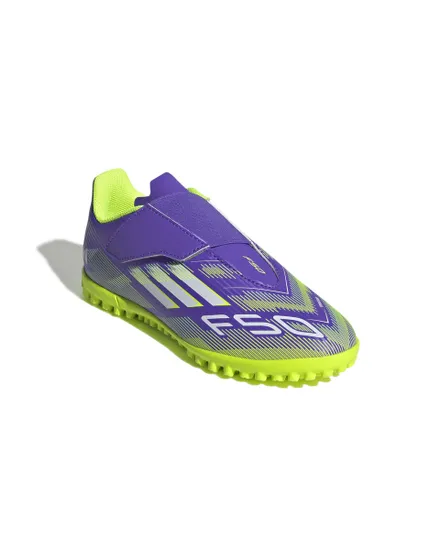 Crampons de football Homme F50 CLUB VEL TF J Violet