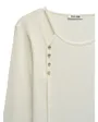 Pull Col Rond Homme Salsa Maille Côtelée Boutons Brillants