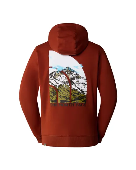 Sweat à capuche Homme M SEASONAL GRAPHIC HOODIE Rouge