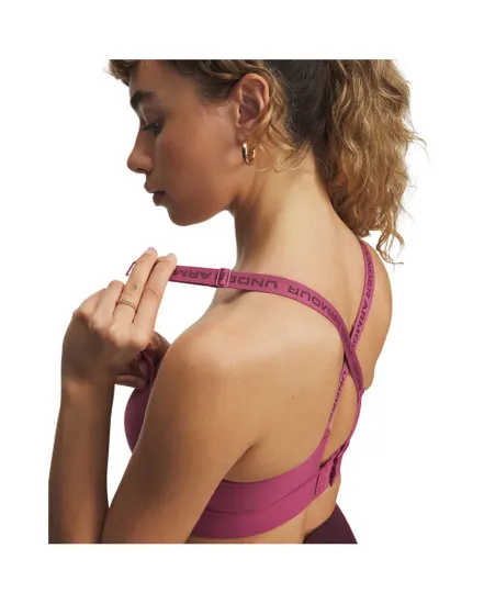 Brassière Femme UA INFINITY MID 2.0 BRA Rose