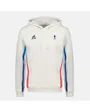 Sweat à capuche homme Village Equipe de France Olympique - Ecru
