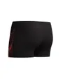 Short de bain Homme ECO MEDLEY LOGO AQSH BLA/ORA Noir