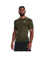 T-shirt Homme UA HG ARMOUR COMP SS Vert