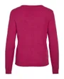 Pull col V Femme VIRIL V-NECK L/S KNIT TOP NOOS Rose