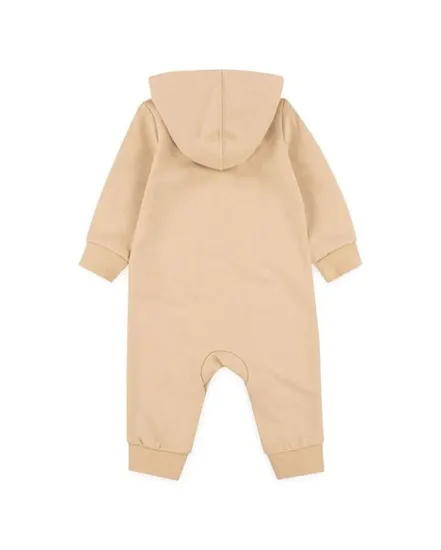 Combinaison Bébé NKN ESSENTIALS HOODED COVERALL Beige