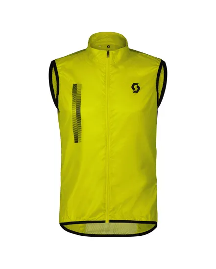 Gilet coupe-vent Homme RC TEAM WB Jaune/Noir