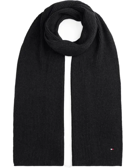 Écharpe Homme TH FLAG PIMA COTTON Gris Charbon
