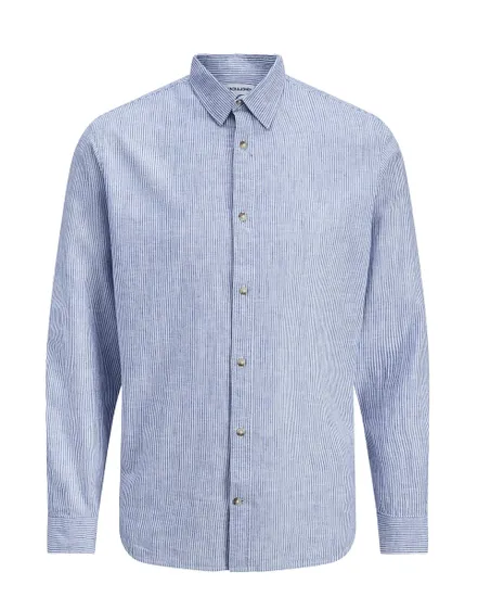 Chemise Homme Linen Blend Shirt L/S SN