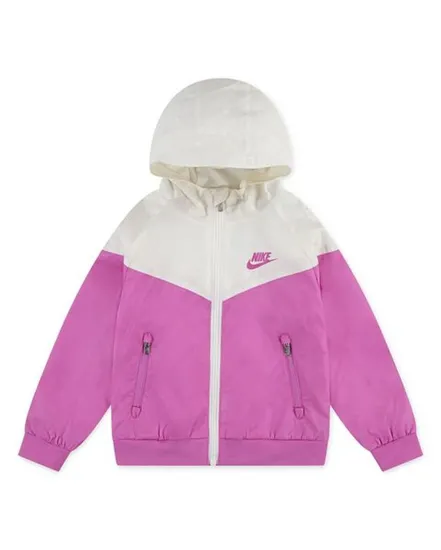 Veste zip à capuche Fille WINDRUNNER Rose