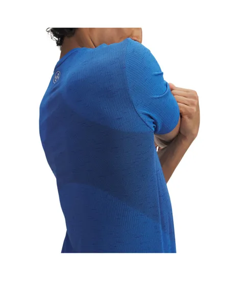 T-shirt Homme VANISH SEAMLESS SS Bleu
