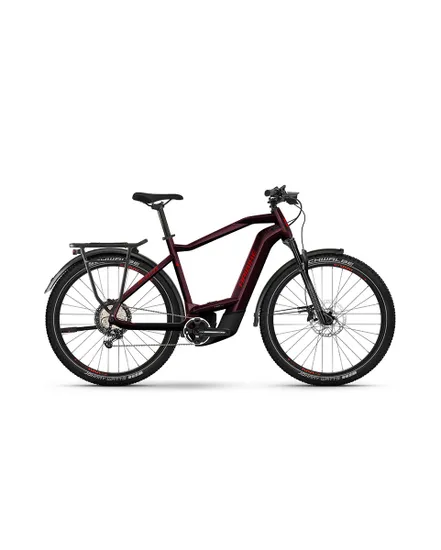 Vélo électrique trekking Unisexe TREKKING 11 HIGH Rouge Carmin