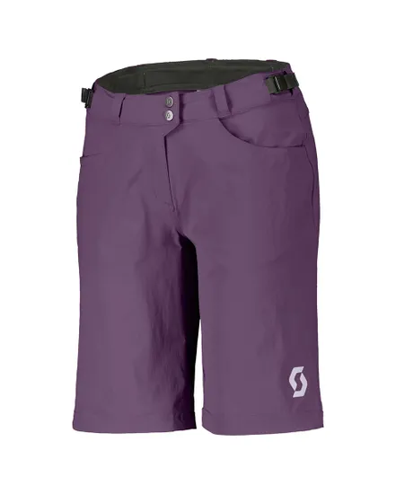 Short Femme TRAIL FLOW AVEC PAD Violet