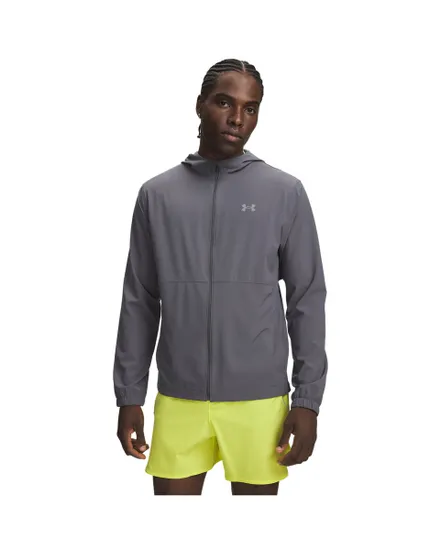Veste à capuche Homme UA VELOCITI HOODED JACKET Gris