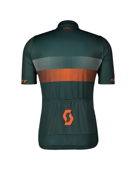 Maillot manches courtes Homme RC TEAM 10 Vert Aruba/Orange